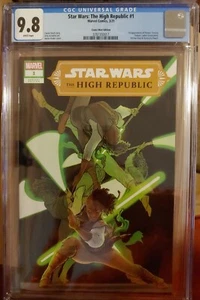 STAR WARS THE HIGH REPUBLIC #1 CGC 9.8 AARON KUDER VARIANT LTD 600  - Picture 1 of 4