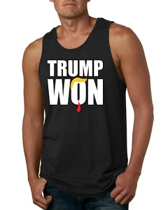 Trump Won 2024 Classic Red Tie Hair Herren Tank Top - Bild 1 von 7