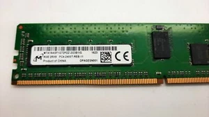Micron MTA18ASF1G72PDZ-2G3B1 8GB 2Rx8 PC4-2400T-R DDR4 Server-Ram - Picture 1 of 3