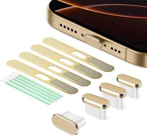 Prise à Poussière USB C, Pack de 4 Couvercles de Port USB C Type C Plug Cover avec Haut-Parleur Dust Cov - Photo 1 sur 2