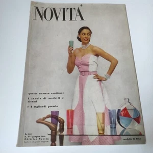 Novità Milano n. 8, giugno 1951 rivista di moda - Picture 1 of 6