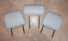  2010-2015 Toyota Prius Rear Seat Leather Head Rest Set of 3 Light Gray 2011 