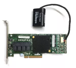 Adaptec ASR-71605 16 Ports 2274400-R Raid Card 1GB Cache & BBU Battery US seller - Picture 1 of 4