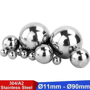 Small High Precision 304 Stainless Steel Ball Solid Steel Ball 11-90mm 75mm 80mm - Picture 1 of 6