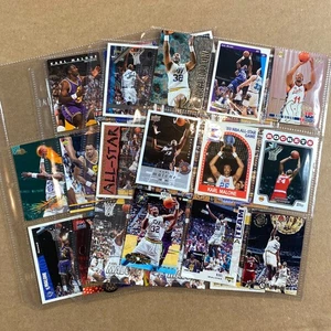 Großes Karl Malone Basketball Karten Lot All Star Metall - Bild 1 von 9