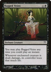 4x Ragged Veins - LP - Champions of Kamigawa - SPARROW MAGIC - Picture 1 of 1