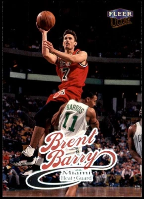 Brent Barry 1998-99 Ultra #23 Miami Heat NBA READ FREE SHIPPING AutographDen - Image 1 of 2