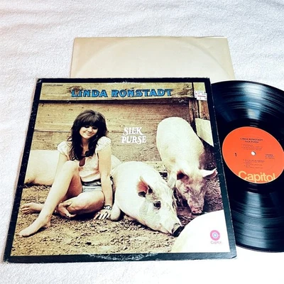 Linda Ronstadt "Silk Purse" 1970 Rock LP,Nice EX!, Columbia House Club ST-500407 - Image 1 of 2