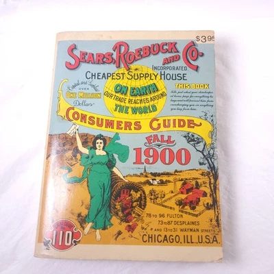 Vintage Sears Roebuck and Co. Fall 1900 Consumers Guide Reproduction - Image 1 of 4