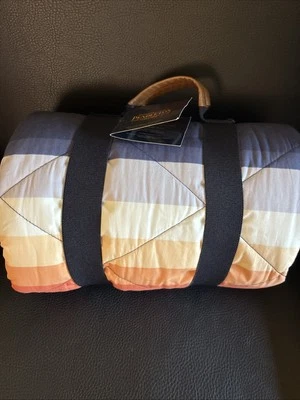 NUEVO CON ETIQUETAS Pendleton Sunset Acolchado Embalable Campamento Viaje Rollo Manta 50" x 70" Foto 1 de 4