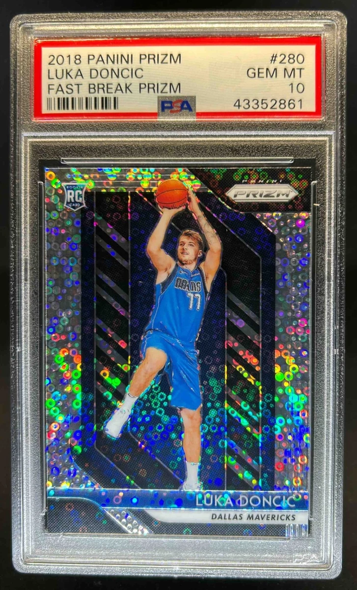 Luka Dončić 10 Graded Rookie Basketball Trading Cards