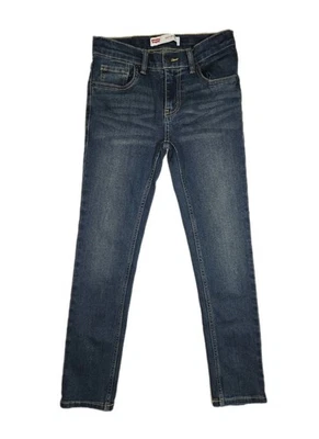 Boys Levis 510 Skinny Blue Jeans Size 12 Reg 26x27 "26x26" Adjustable Waist  - Image 1 of 4