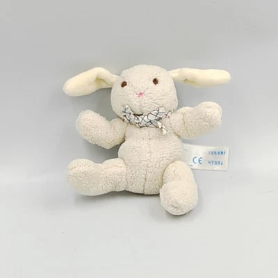 Mini doudou hochet lapin blanc Corolle 15 cm - 34978 - Photo 1/2