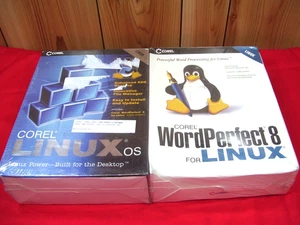 Word Perfect Suite 8 for Linux + Corel OS CD RETAIL BOX Sealed Software VINTAGE - Picture 1 of 5