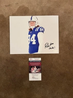 Tyler Warren Autographed Photo Indianapolis Colts JSA AUTHENTICATION - Image 1 of 3