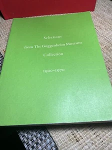 Vintage book: SELECTIONS FROM THE GUGGENHEIM MUSEUM COLLECTION 1900-1970 - Picture 1 of 3