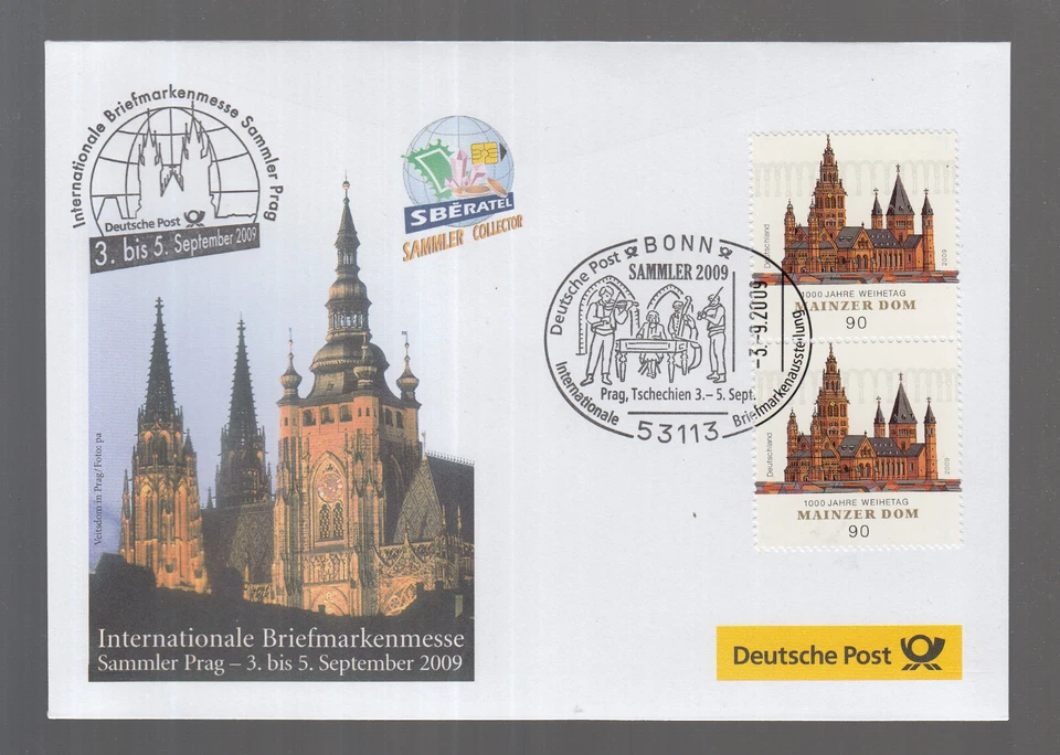 German Post Exhibition 2009 Czech Republic Architecture Church, Mainz Cathedral - Image 1 of 1