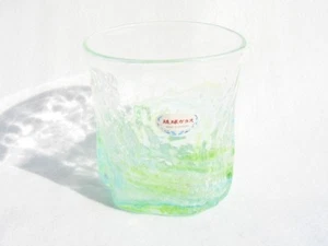 Green Water Wave Ryukyu Glass (Handmade in Okinawa, Japan) - Picture 1 of 1