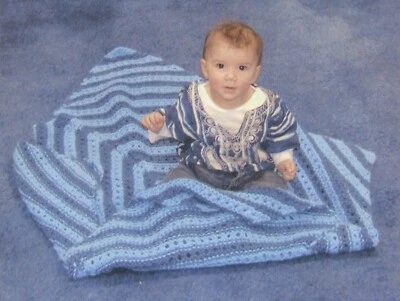 Snuggly Eyelet Baby Blanket  - Alpaca Yarn Company Knitting Pattern PT-98 - Image 1 of 3