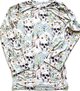Posh Peanut Posh O Ween Rosie Sage Buttery Soft Lounge Wear Pajama Top Size 10Y - Picture 1 of 5