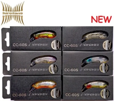 Lurefans CC- 60S Special Wobbler,Angeln,Köder,Hetchtköder,Raubfische, Kunstköder