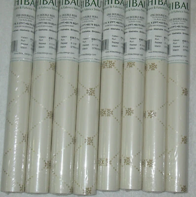 Обои Thibaut Wilton Trellis 27 дюймов x 27 футов бежевые/золотистые 839-T-1847 - Изображение 1 из 3