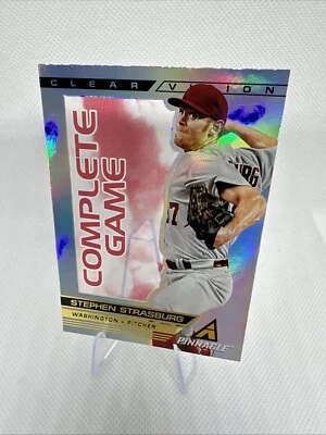 Pinnacle Clear Vision 2013 juego completo #15 Stephen Strasburg - casi nuevo-como nuevo Foto 1 de 2