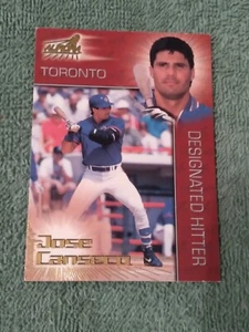1998 Pacific Aurora # 91 Toronto Blue Jays DH Jose Canseco - Picture 1 of 2