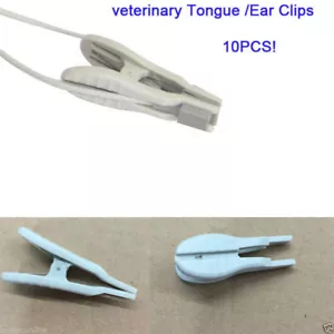 New VET veterinary Plastic Ear / Tongue SpO2 clip for animal probe 10pcs/package - Picture 1 of 2