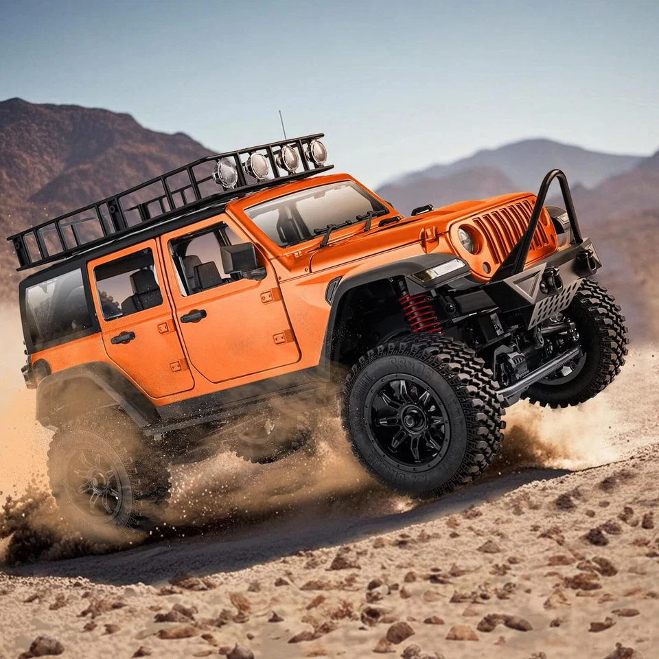 1/12 RC Crawler RTR, MN-128 Off-Road Truck 4x4 RC Jeep Car Model for Hobby Gif0t - Image 1 of 4