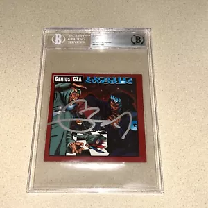 GENIUS GZA WU TANG CLAN signiert signiert FLÜSSIGSCHWERTER CD BUCH BECKETT PLATTE - Bild 1 von 3
