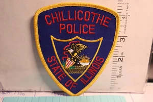 police patch   CHILLICOTHE POLICE ILLINOIS - Picture 1 of 1