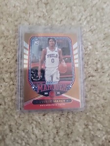 2020-21 Panini Chronicles Tyrese Maxey Marquee Bronze Rookie RC #260 76ers 