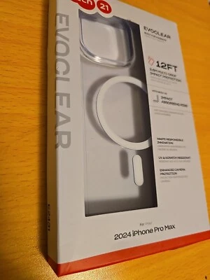 Tech21 Evo Clear W/ magsafe  For Apple iPhone 16 Pro Max 6.9" - Image 1 of 4