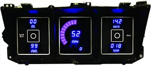 1973-1979 Ford Truck Digital Dash Panel Blue LED Gauges Made In The USA - Bild 1 von 8