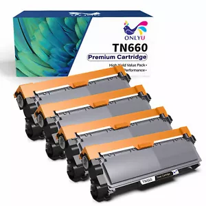 4 TN660 Toner Cartridge Replace for Brother TN630 HL-L2300D HL-L2320D HL-L2380DW - Picture 1 of 4