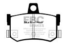 EBC Ultimax Rear Brake Pads for MG TF 1.6 (115 BHP) (2002 > 05)