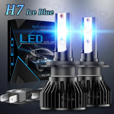 for Honda CBR600F4i 2001-2006 Motorcycle LED Headlight Kit H7 Bright BLUE Bulbs — 第 1/4 张图片