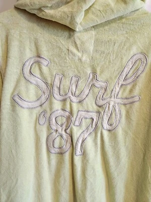 Куртка с капюшоном Aeropostale Aero Surf 87 на молнии махровая лаймово-зеленая размер XL - Изображение 1 из 4