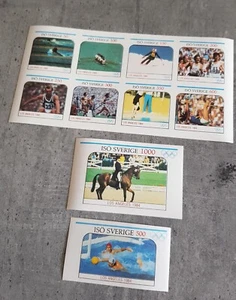 ISO SVERIGE- OLYMPIAD- LOS ANGELES -M/SHEET&2 MINI BLOCKS IMPERFORED MNH - Picture 1 of 1