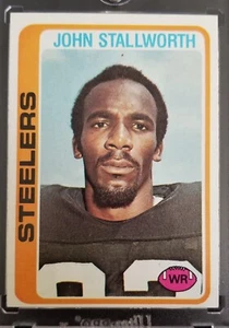1978 TOPPS FOOTBALL JOHN STALLWORTH ROOKIE CARD #320 - HOF - STEELERS - Picture 1 of 2