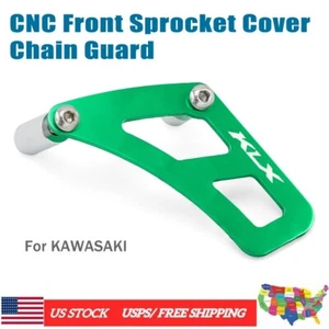 CNC Front Sprocket Cover Chain Guard For KAWASAKI KLX250 KLX250S KLX300 KLX300SM - Picture 1 of 10