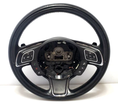 ✅10-19 OEM Jaguar XJ XJR X351 Volante Cuero Negro con Palancas de Cambio Foto 1 de 4