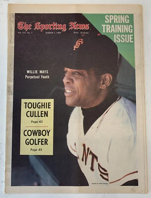 The Sporting News 1 de marzo de 1969 Willie Mays San Francisco Giants béisbol (B33) Foto 1 de 2