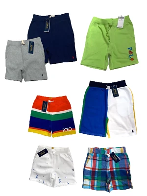 Polo Ralph Lauren Boys Fleece or Cotton Knit Lined Shorts; Szs 4 thru 10-12, NWT - Image 1 of 2