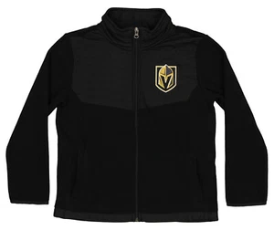 Outerstuff NHL Youth (4-18) Las Vegas Golden Knights Zip Up Fleece Jacket - Picture 1 of 8