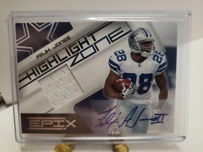 2010 Panini Epix Felix Jones Veteran Patch Auto #'ed 1/5 SSP 🔥 🔥 🔥  - Image 1 of 2