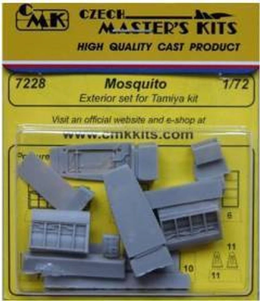 Kit détaillage extérieur pour Mosquito 1/72 CMK 7228 pour kit Tamiya - Photo 1/1