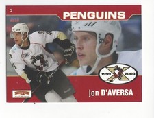 2008-09 Wilkes-Barre/Scranton Penguins (AHL) Jon D'Aversa 