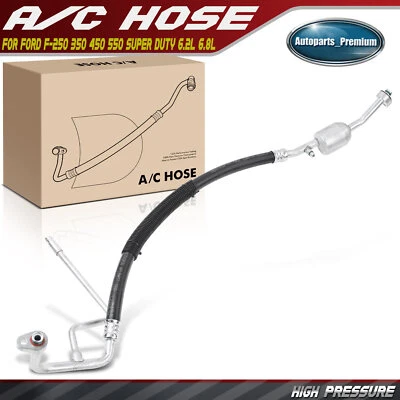 Manguera de descarga de refrigerante de aire acondicionado para Ford F-250 F-350 F-450 Super Duty 2011-2016 Foto 1 de 4